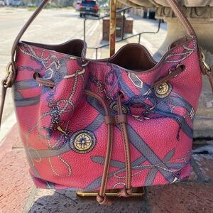 Talbots Equestrian Leather bucket bag